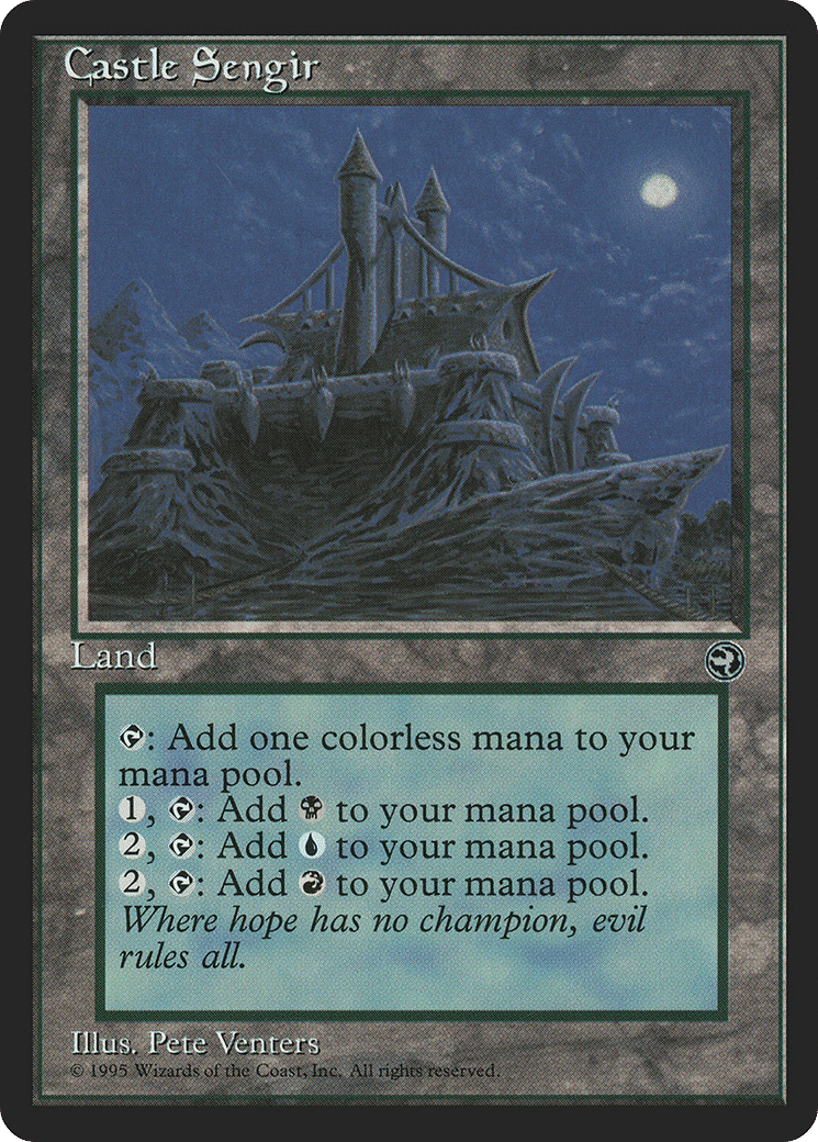 Castle Sengir — Homelands — Magic: The Gathering