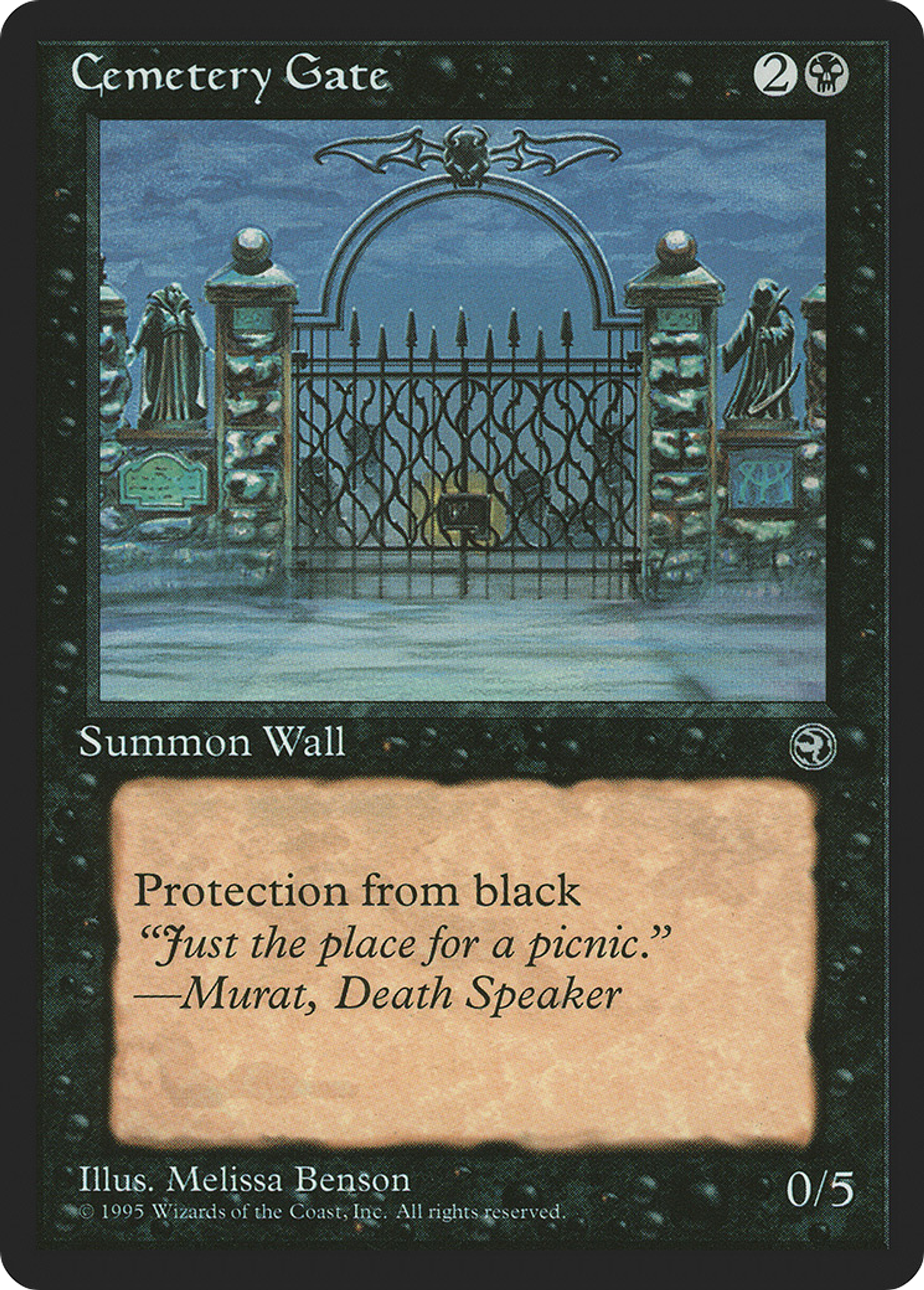 Grille du cimetière — Homelands — Magic: The Gathering