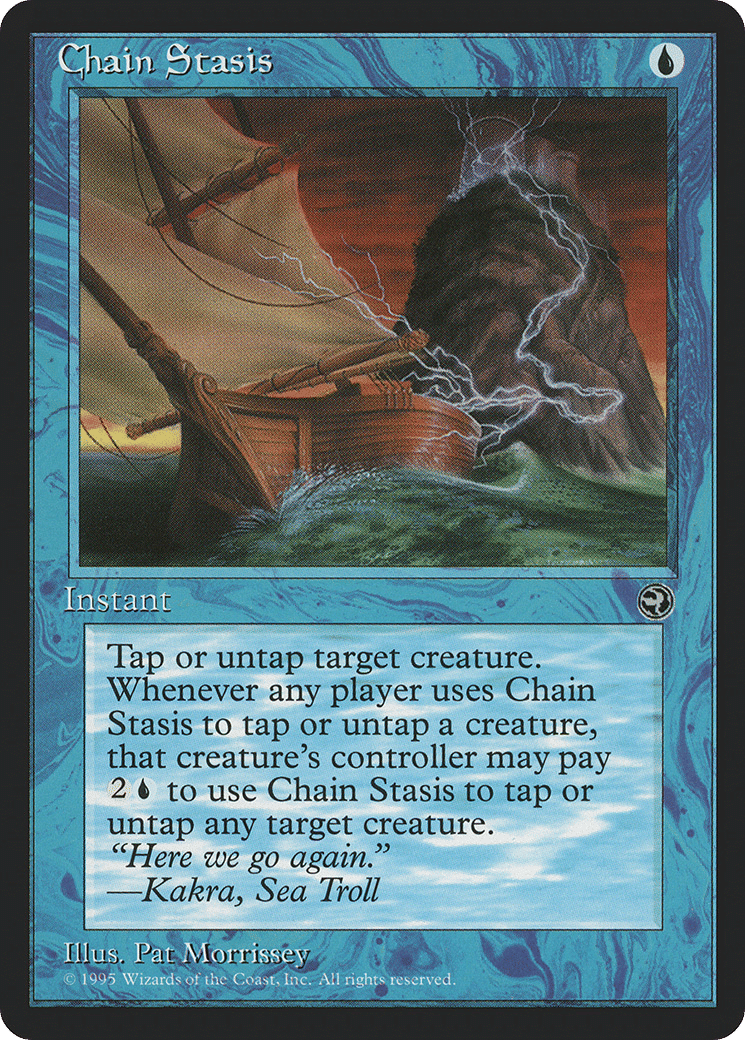 Chain Stasis — Homelands — Magic: The Gathering