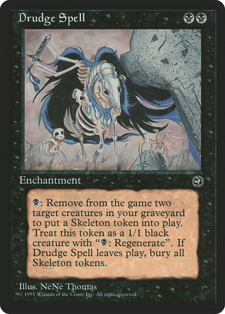 Drudge Spell — Homelands — Magic: The Gathering