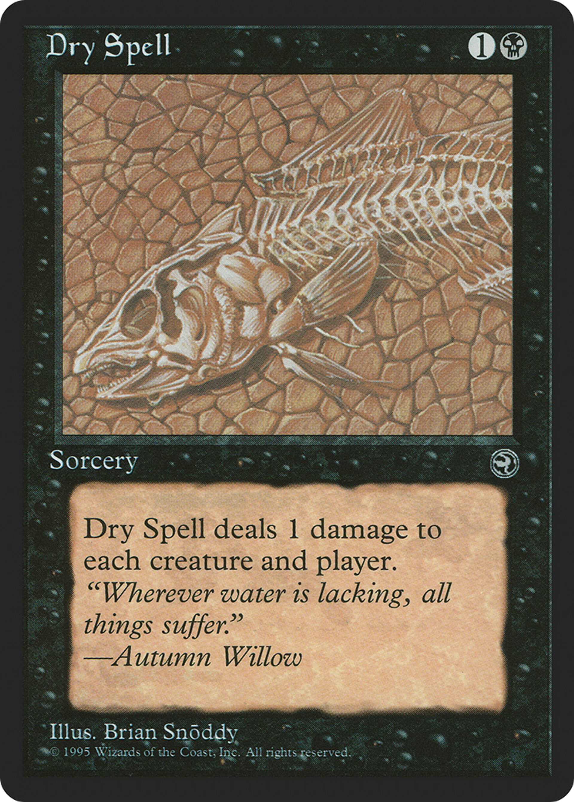 Sort de dessèchement — Homelands — Magic: The Gathering