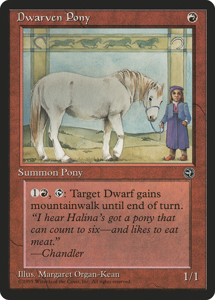 Dwarven Pony — Homelands — Magic: The Gathering