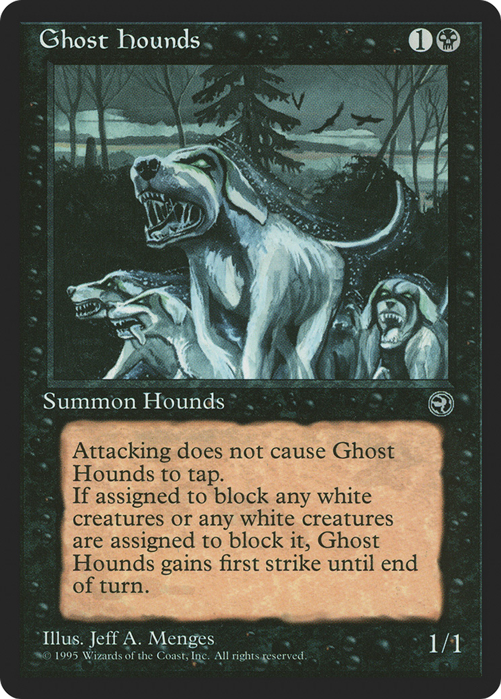 Chiens de chasse fantômes — Homelands — Magic: The Gathering