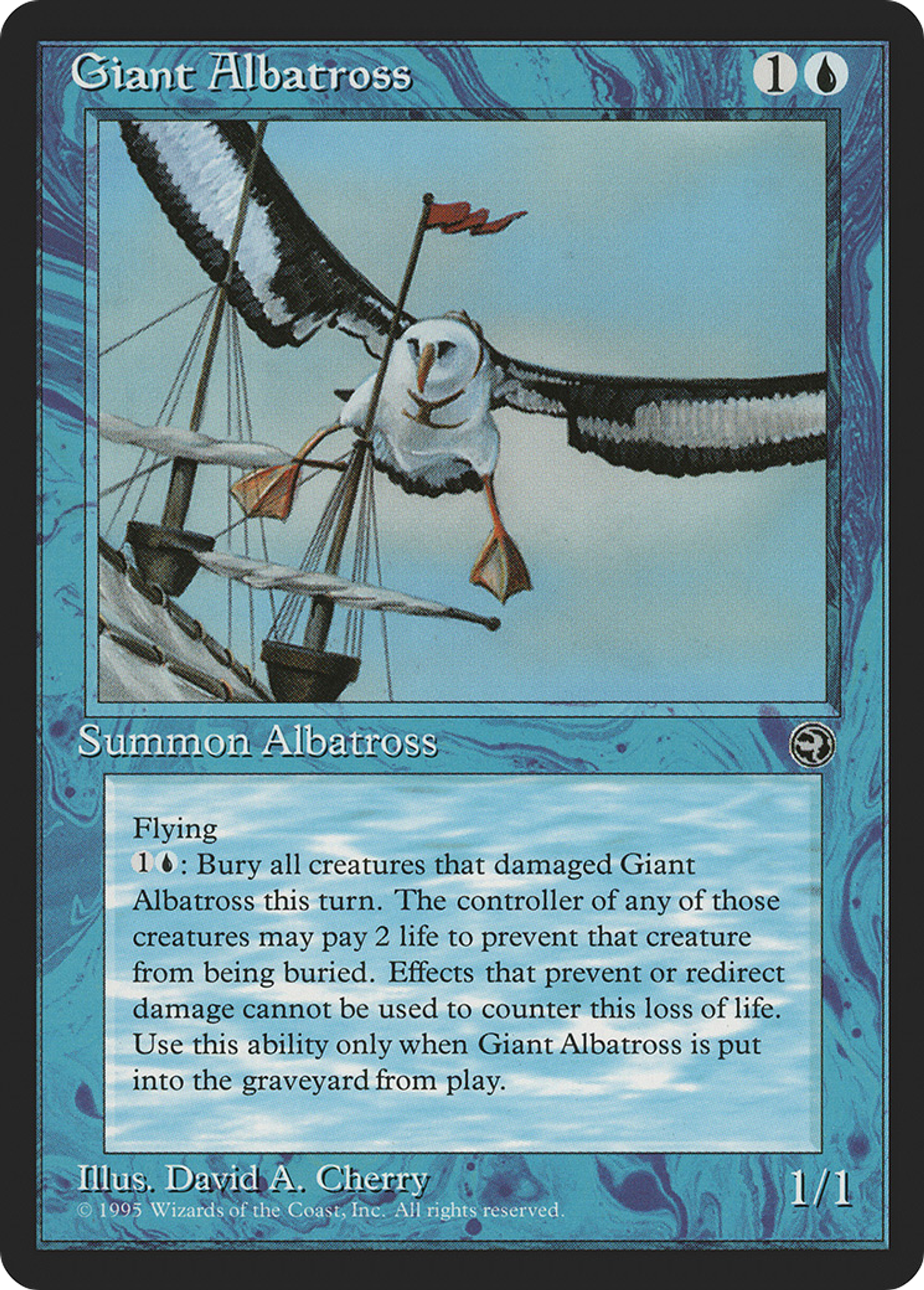 Albatros géant — Homelands — Magic: The Gathering