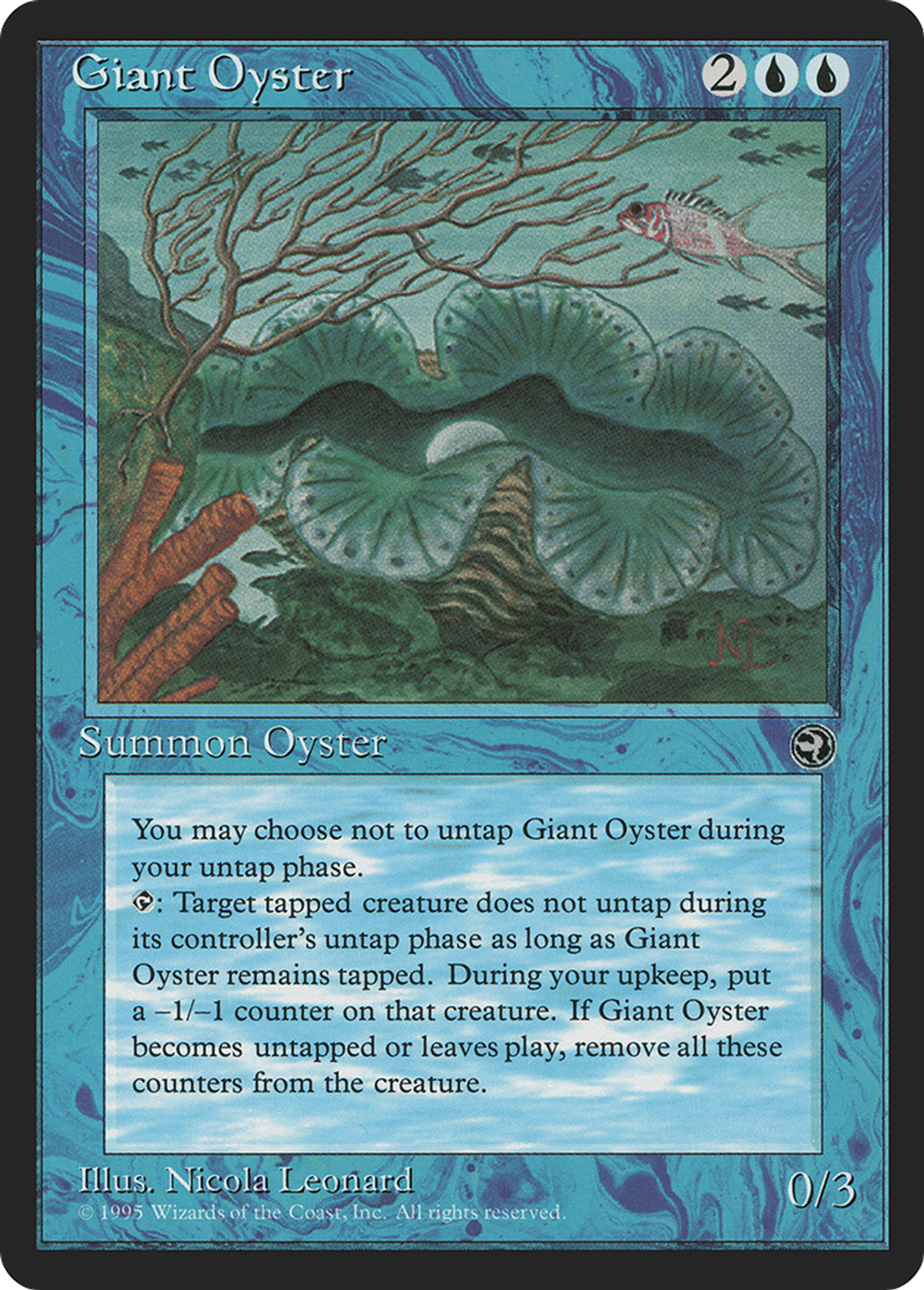 Huître géante — Homelands — Magic: The Gathering