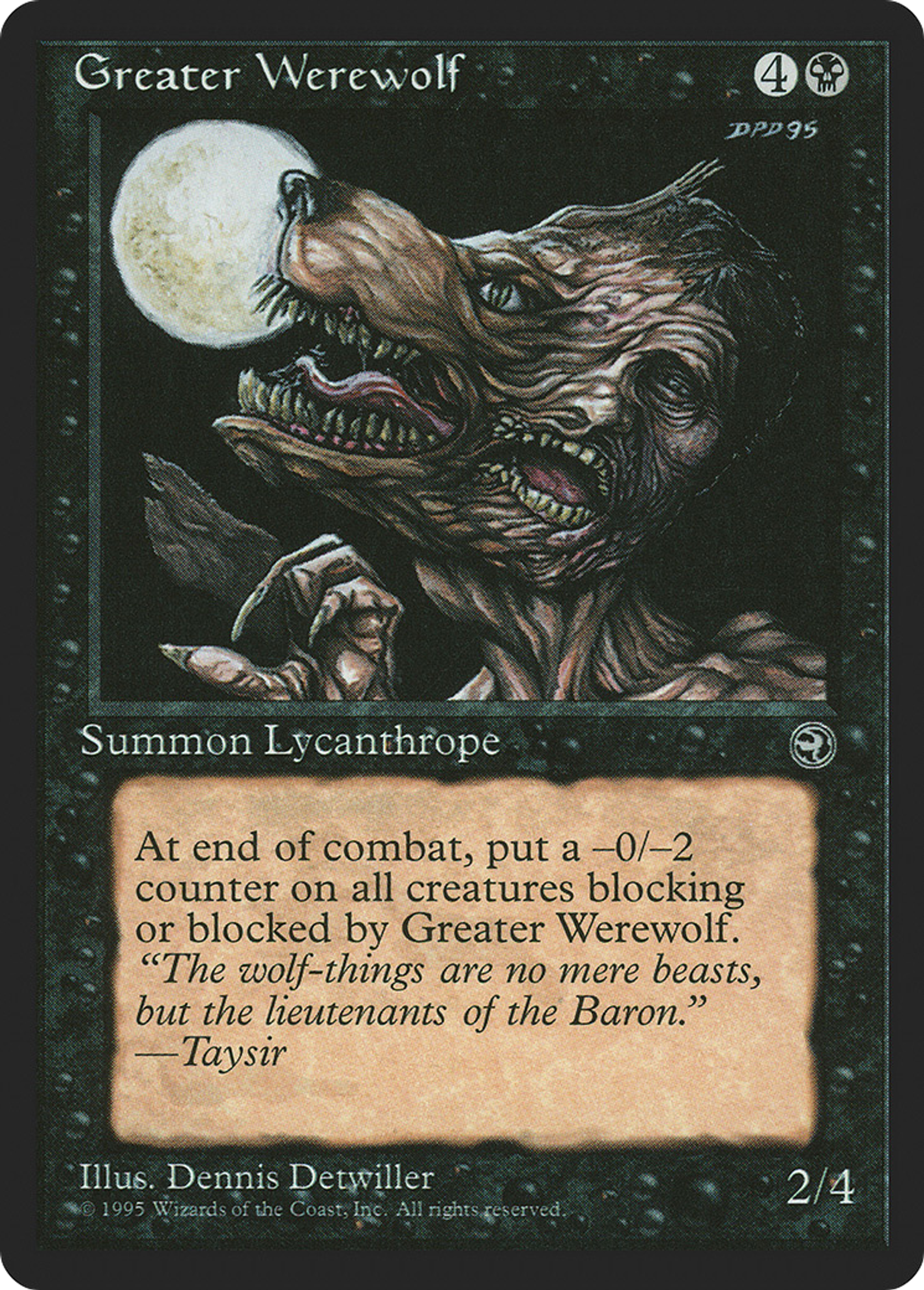 Grand loup-garou — Homelands — Magic: The Gathering