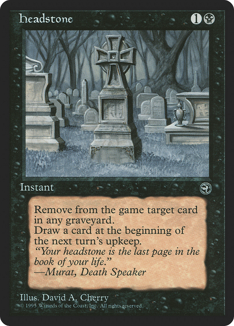 Headstone — Homelands — Magic: The Gathering