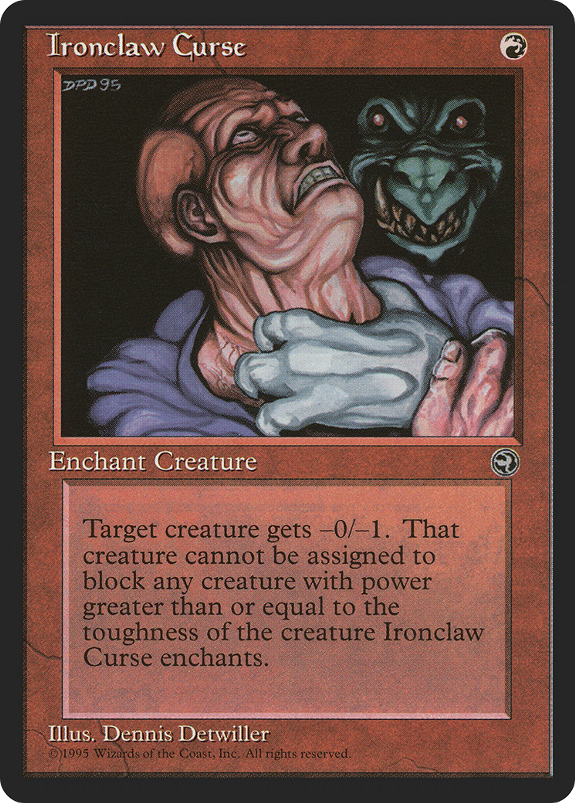 Malédiction de la griffe de fer — Homelands — Magic: The Gathering