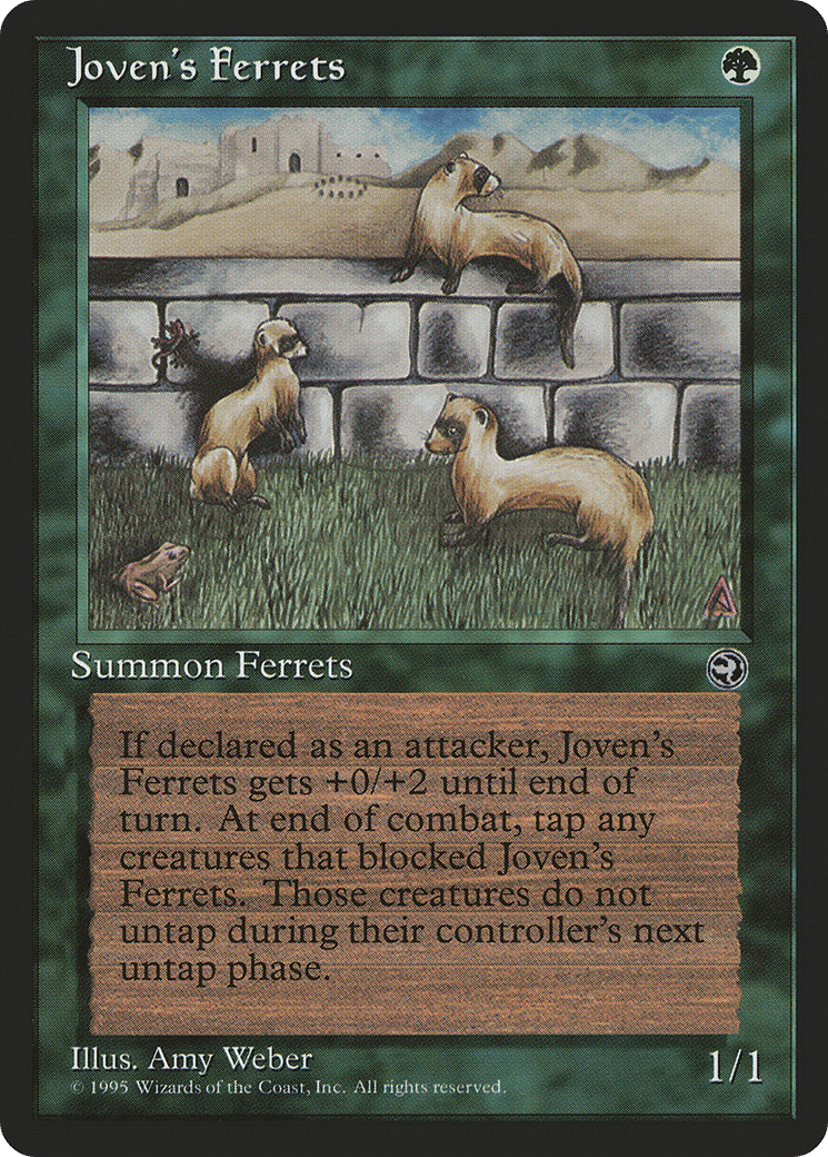 Joven's Ferrets — Homelands — Magic: The Gathering