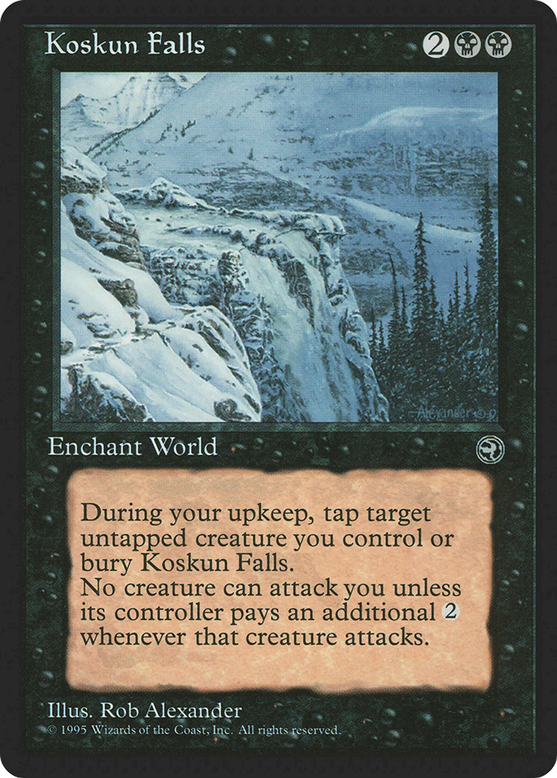 Les chutes du Koskhun — Homelands — Magic: The Gathering