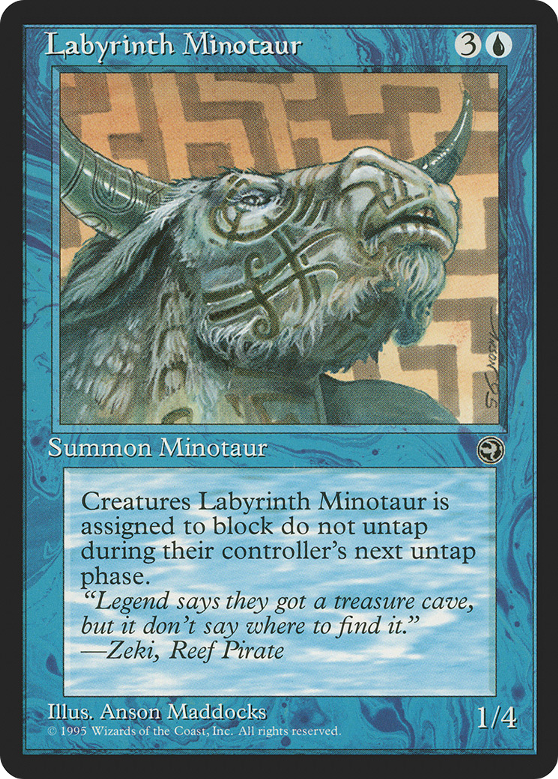 Minotaure des labyrinthes — Homelands — Magic: The Gathering