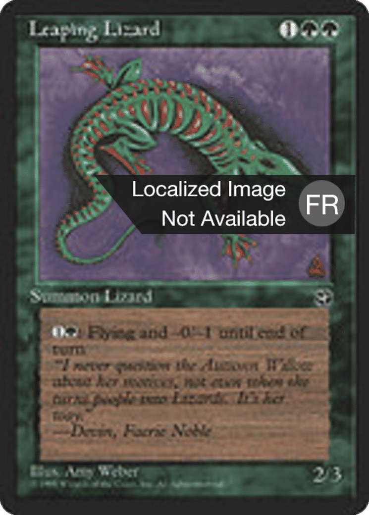 Lézard sauteur — Homelands — Magic: The Gathering