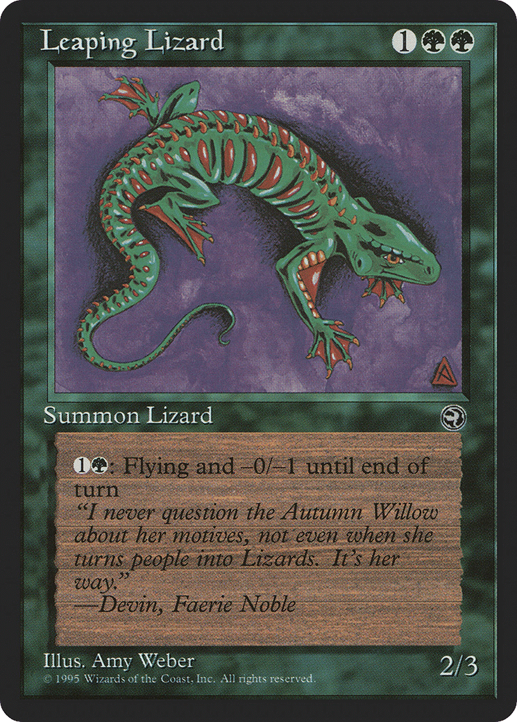 Leaping Lizard — Homelands — Magic: The Gathering