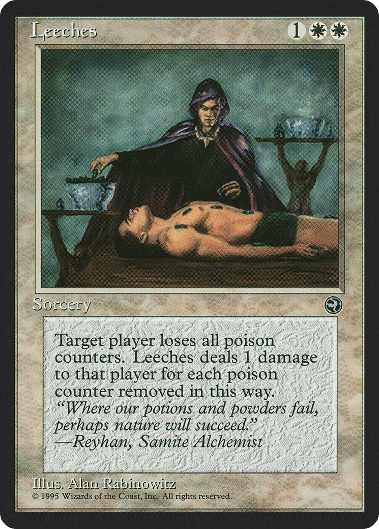 Leeches — Homelands — Magic: The Gathering