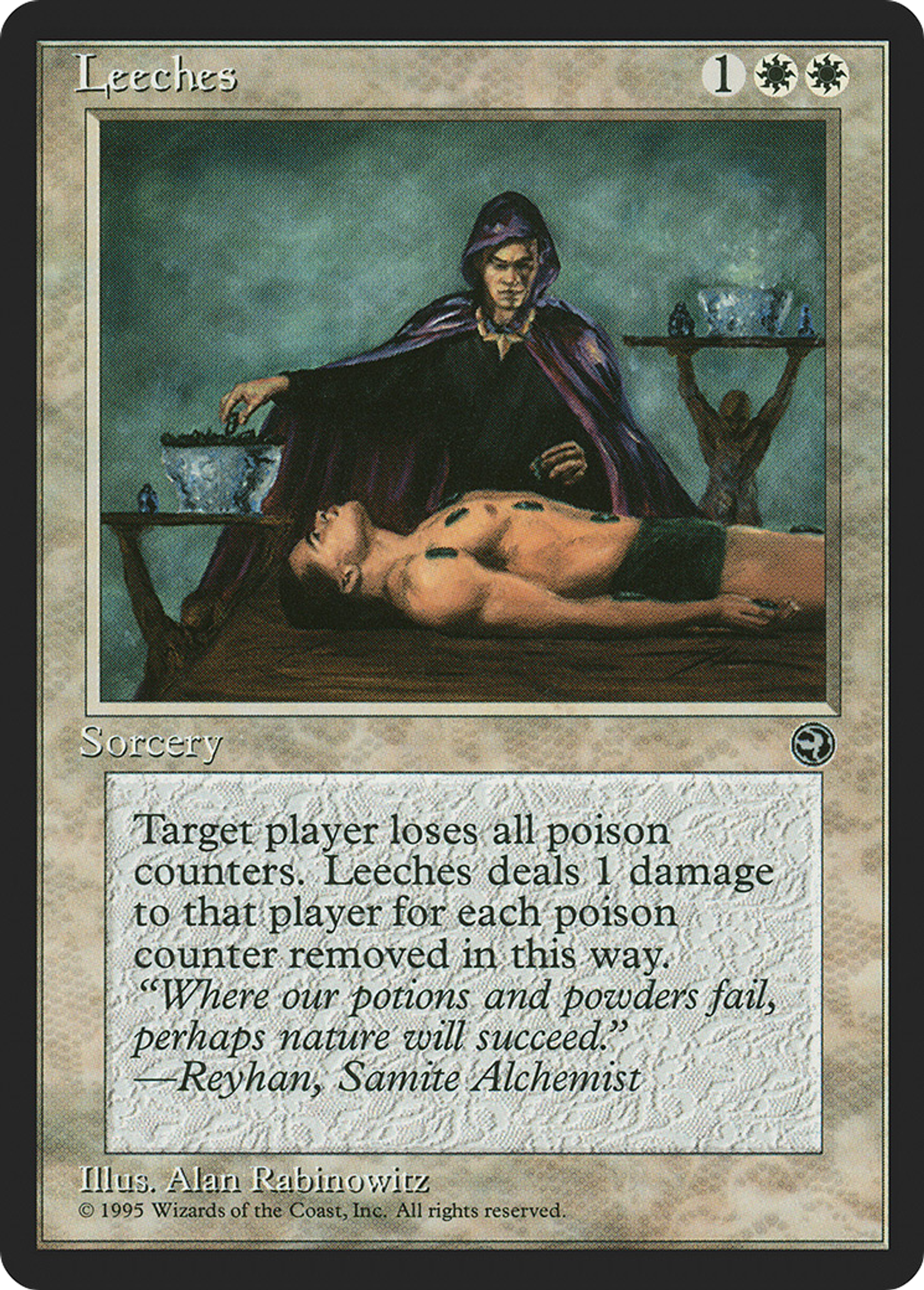 Leeches — Homelands — Magic: The Gathering