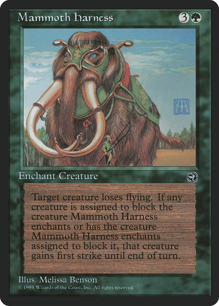 Mammoth Harness — Homelands — Magic: The Gathering