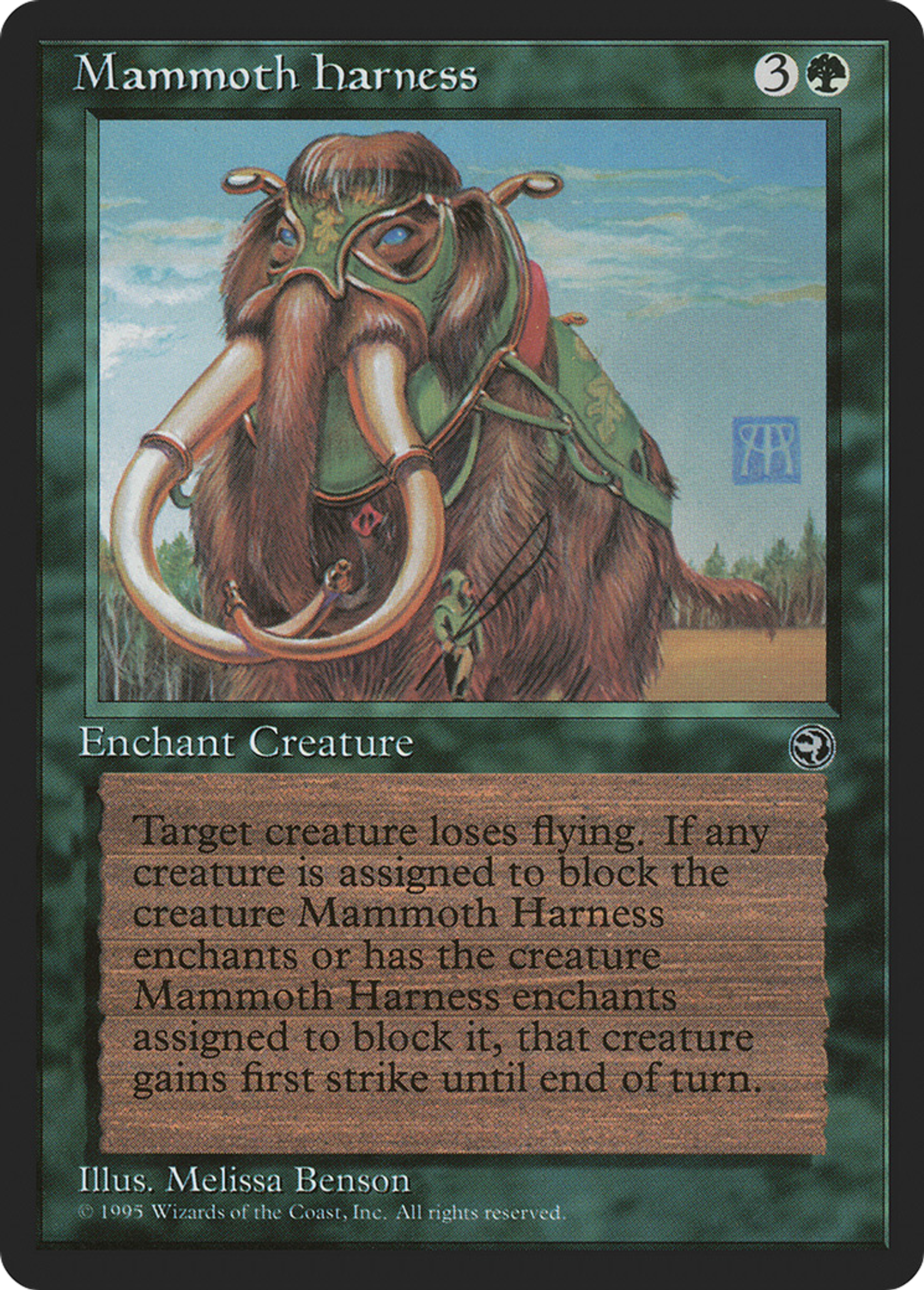 Harnachement de mammouth — Homelands — Magic: The Gathering