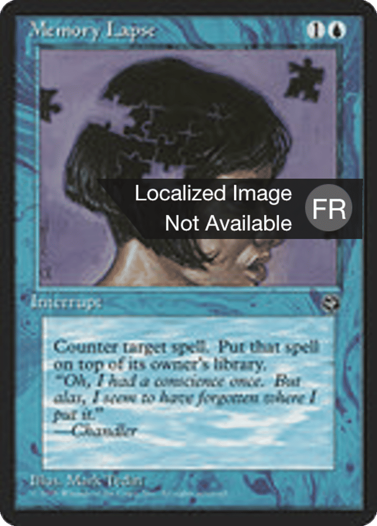 Trou de mémoire — Homelands — Magic: The Gathering