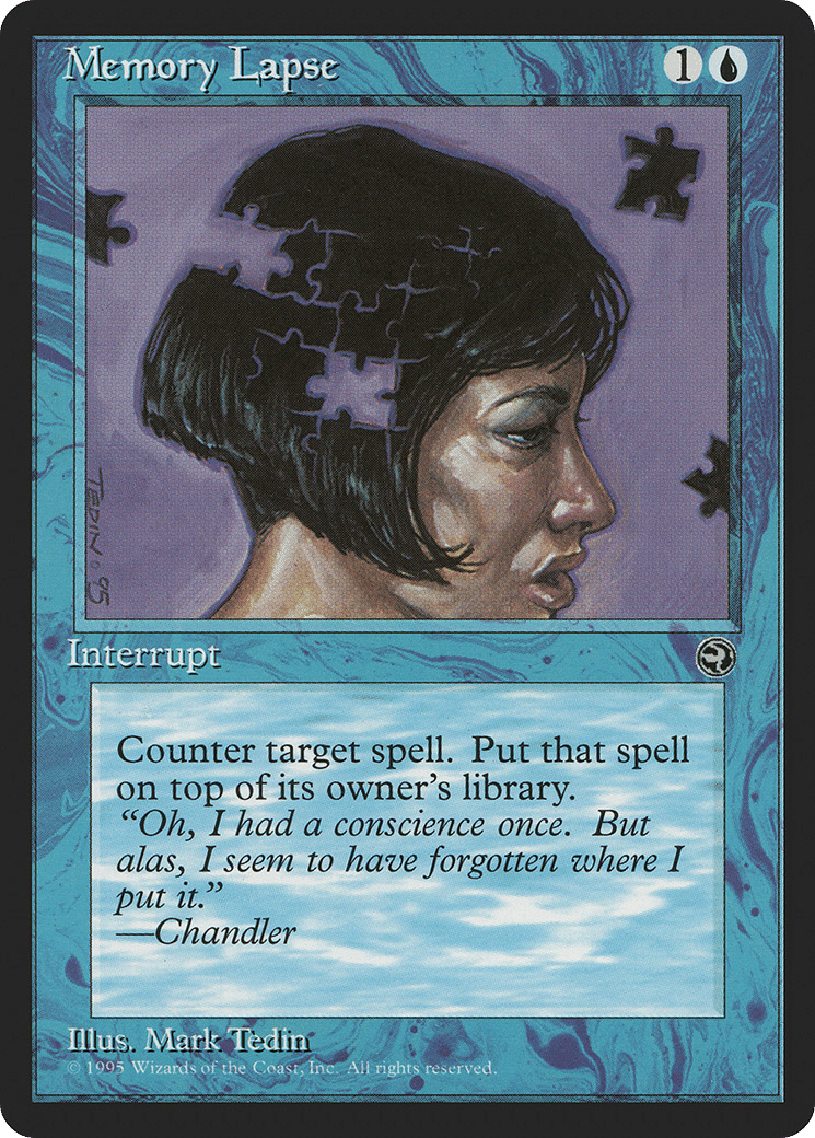 Memory Lapse — Homelands — Magic: The Gathering