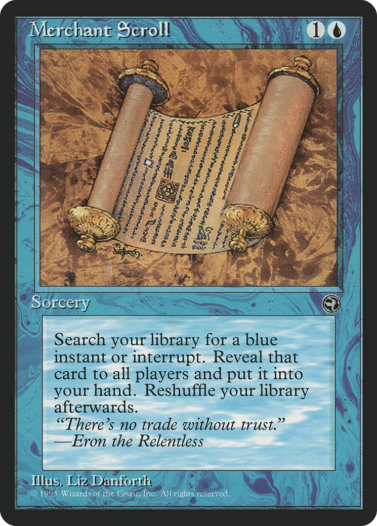 Merchant Scroll — Homelands — Magic: The Gathering