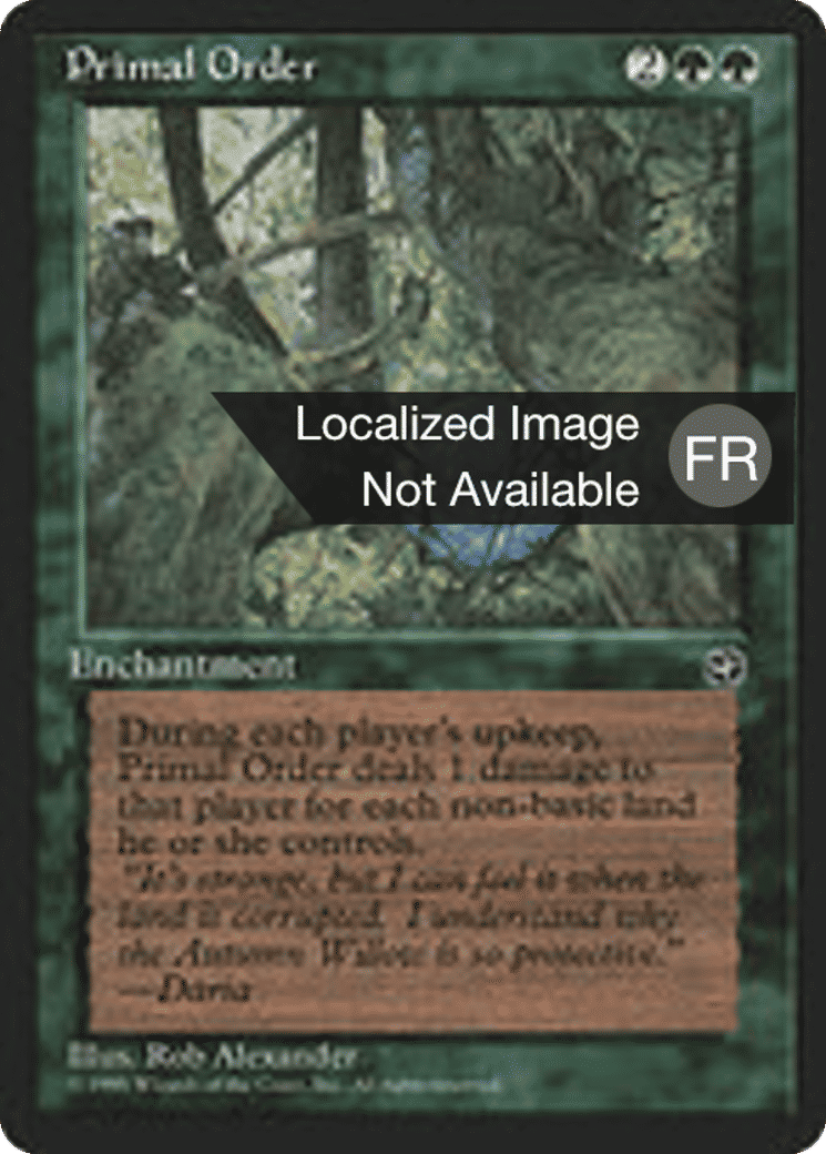 Ordre primordial — Homelands — Magic: The Gathering