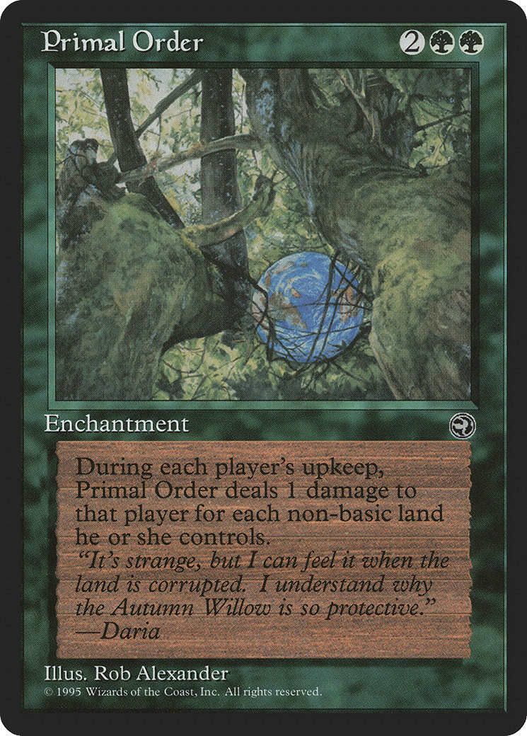 Primal Order — Homelands — Magic: The Gathering