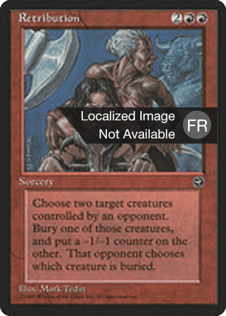 Châtiment — Homelands — Magic: The Gathering
