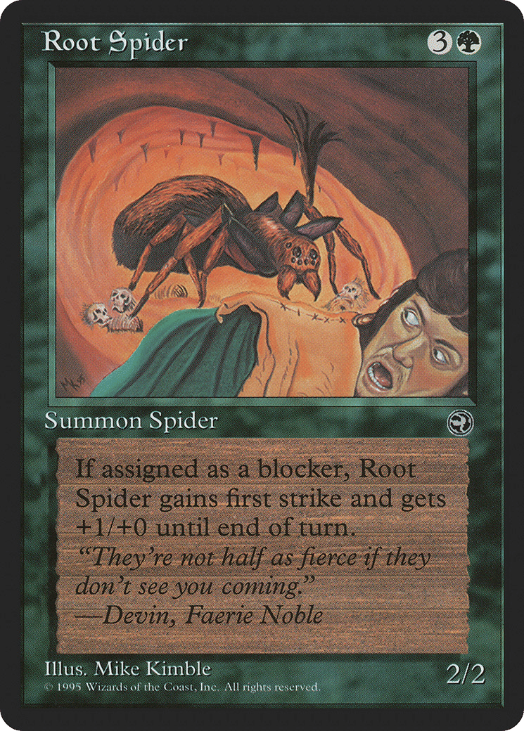 Root Spider — Homelands — Magic: The Gathering