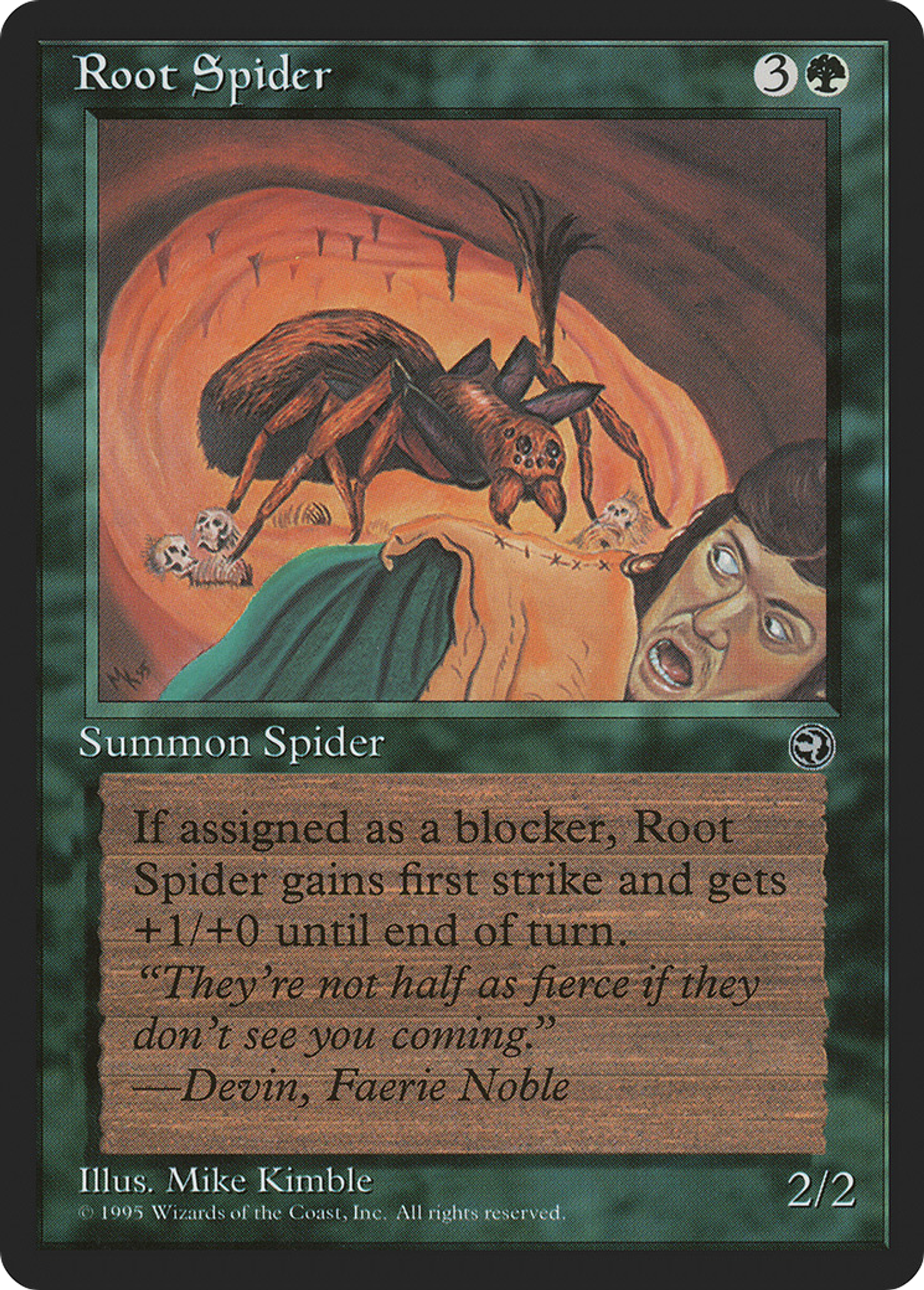 Araignée des souches — Homelands — Magic: The Gathering