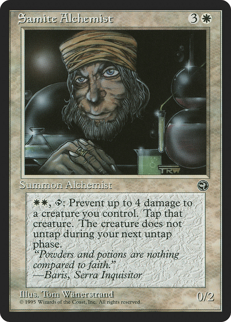 Samite Alchemist — Homelands — Magic: The Gathering