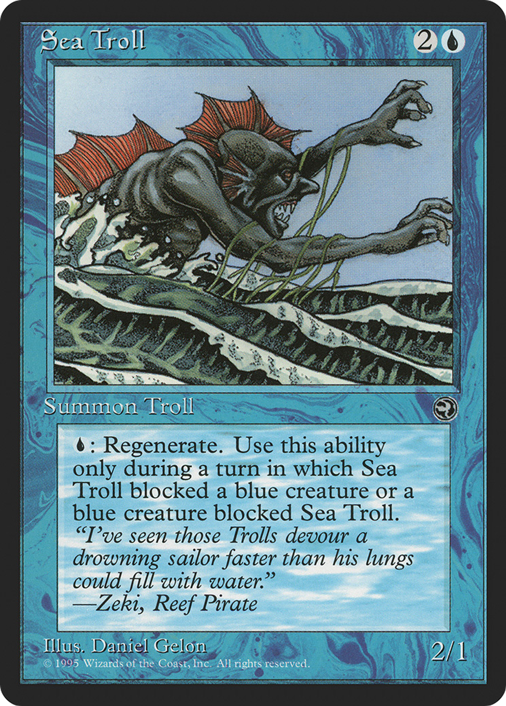Trollesse marine — Homelands — Magic: The Gathering