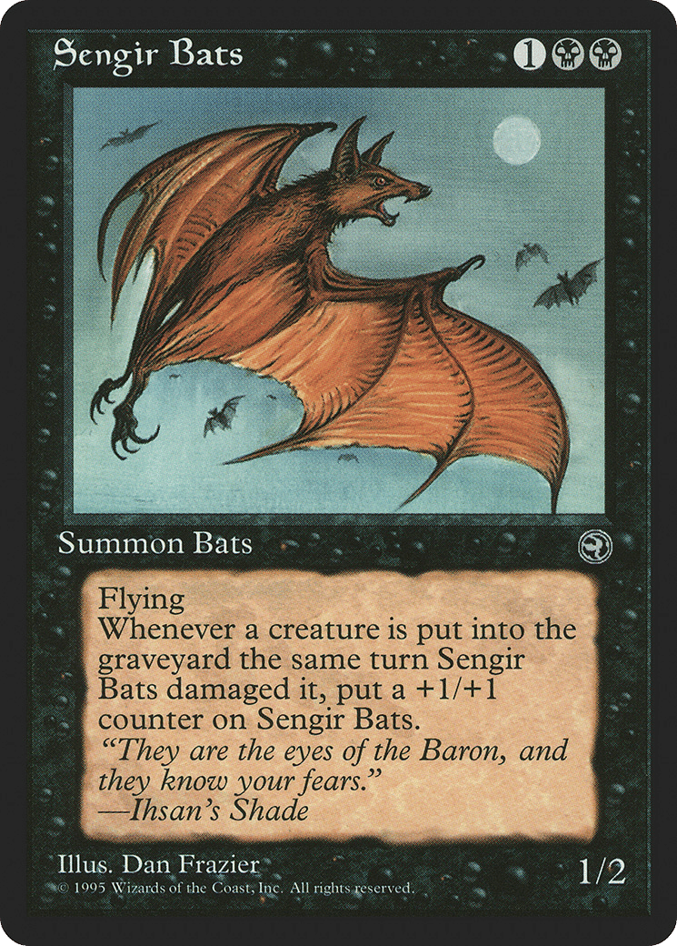 Sengir Bats — Homelands — Magic: The Gathering