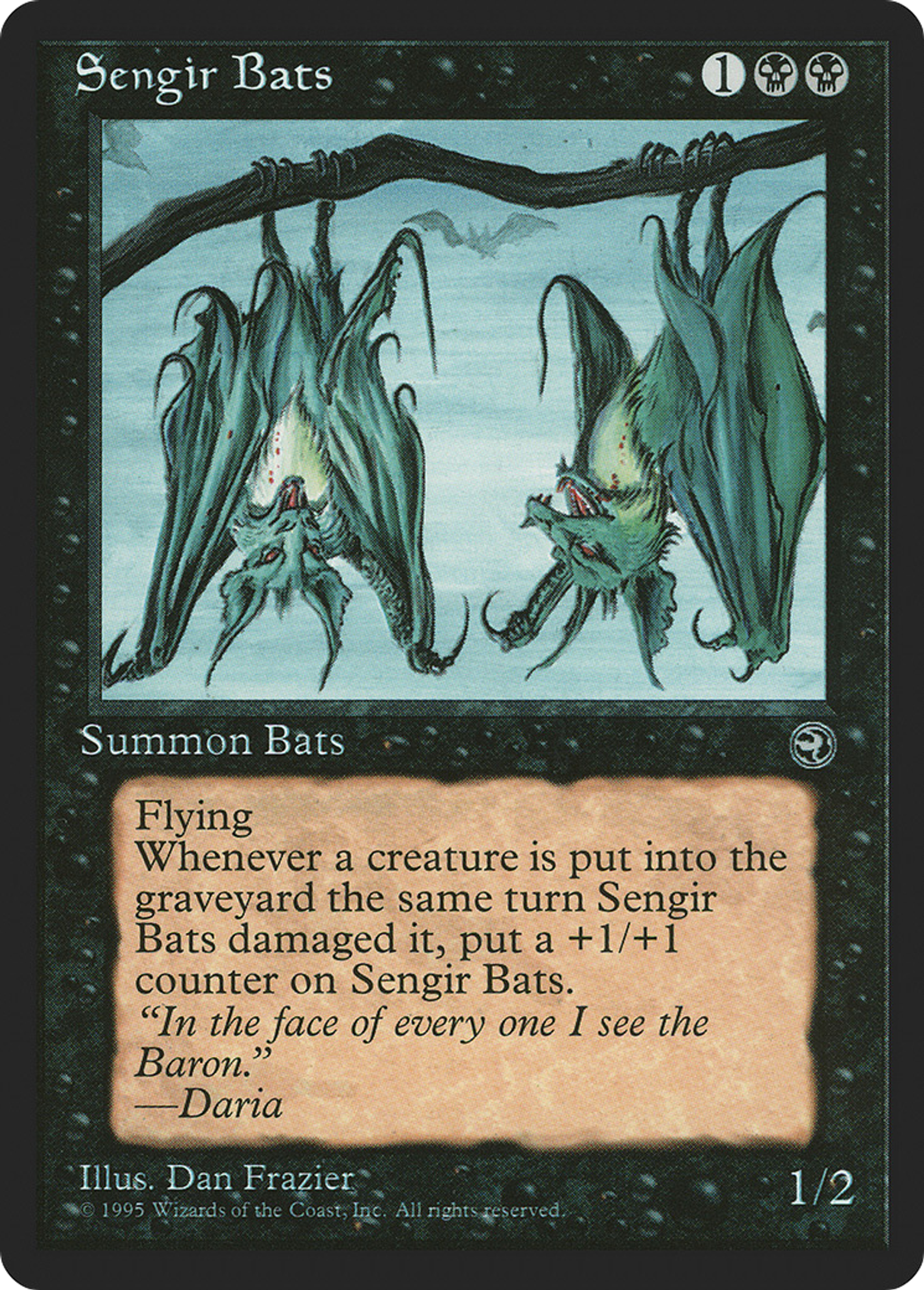 Chauves-souris sengiennes — Homelands — Magic: The Gathering