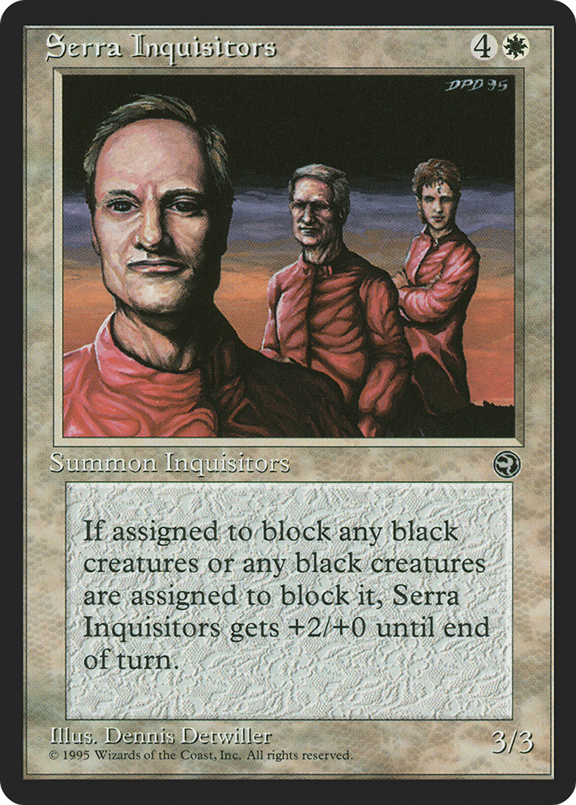 Serra Inquisitors — Homelands — Magic: The Gathering