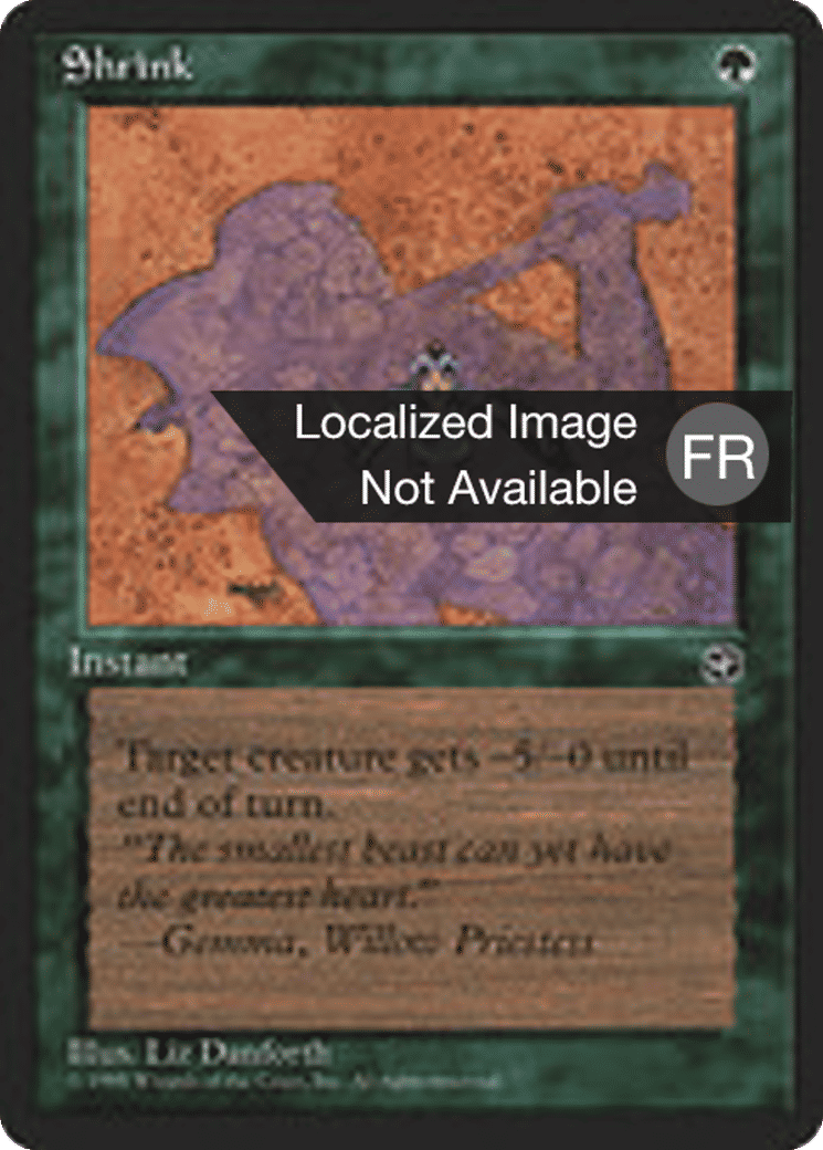 Rétrécissement — Homelands — Magic: The Gathering