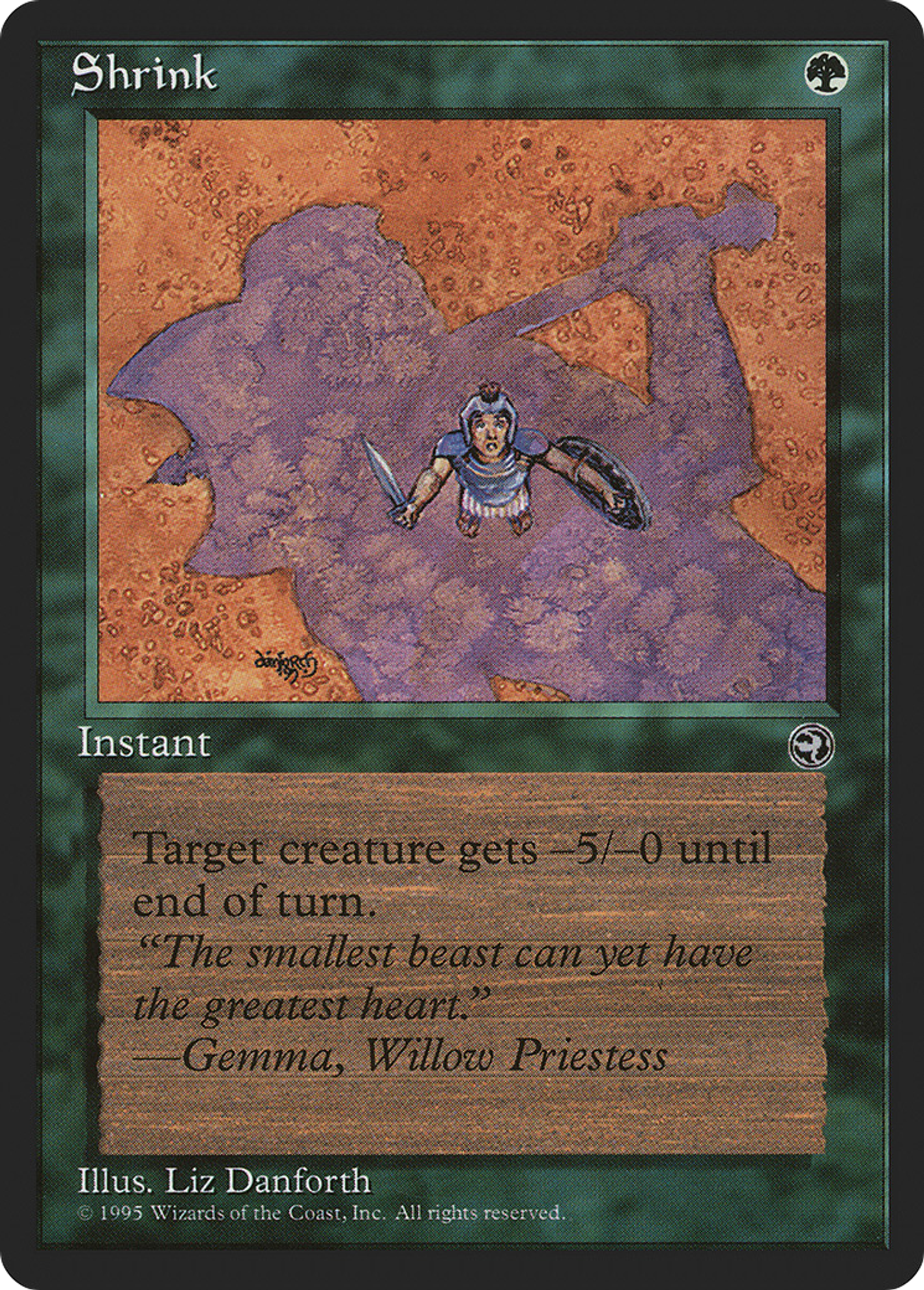 Rétrécissement — Homelands — Magic: The Gathering
