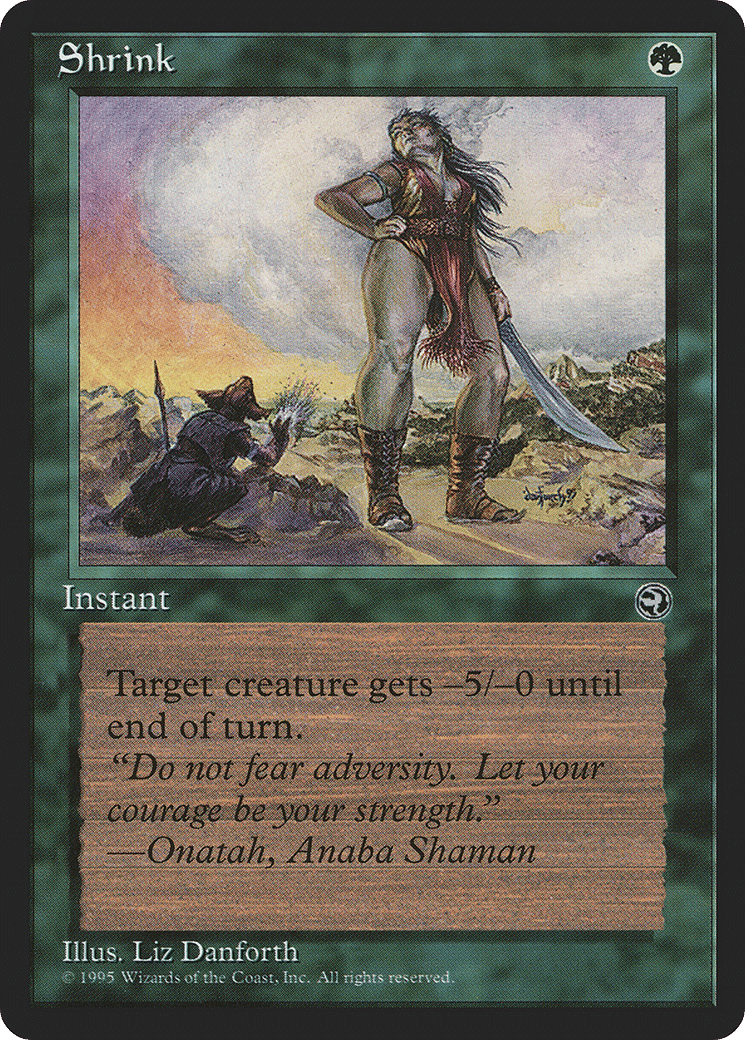 Shrink — Homelands — Magic: The Gathering