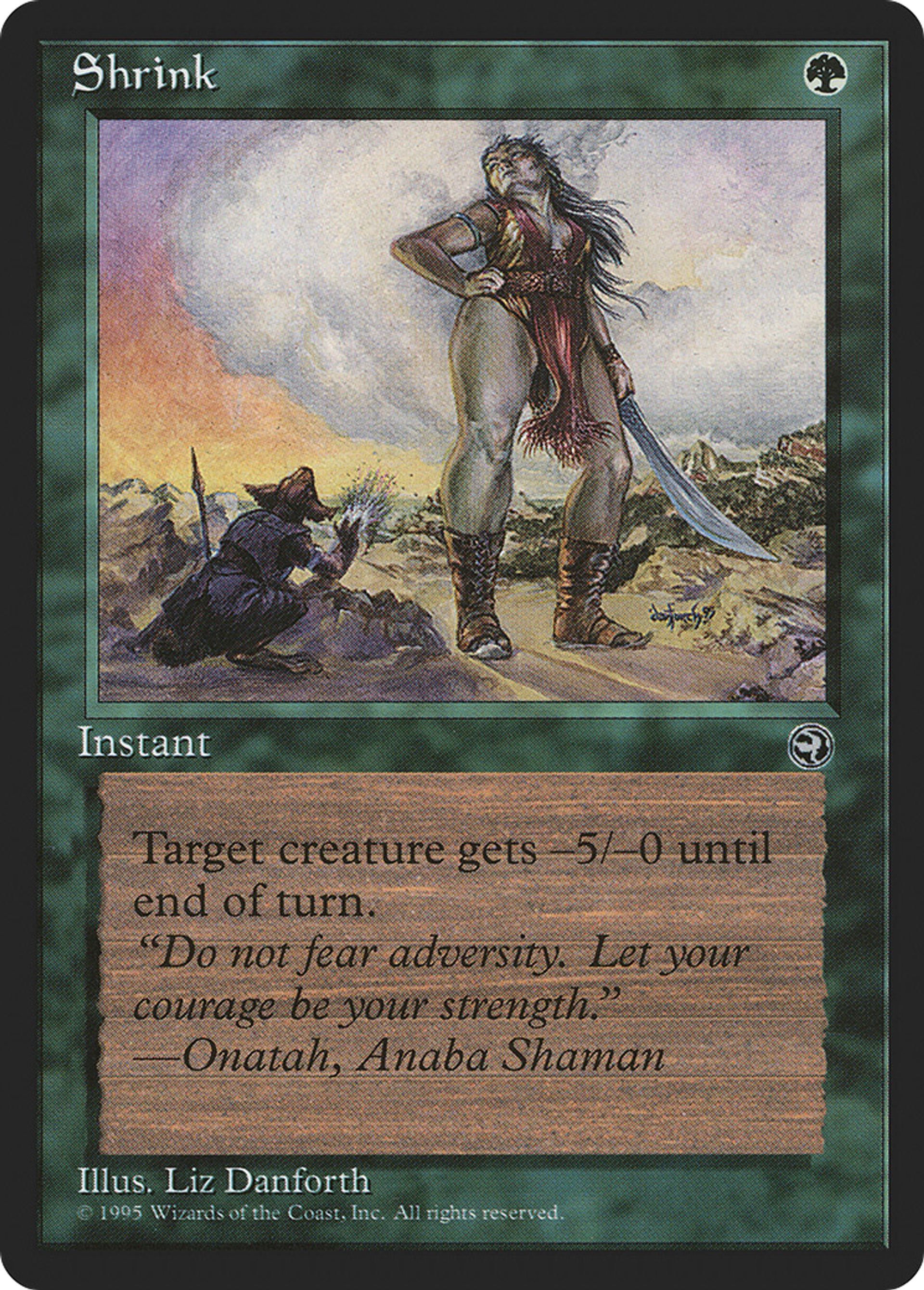 Rétrécissement — Homelands — Magic: The Gathering