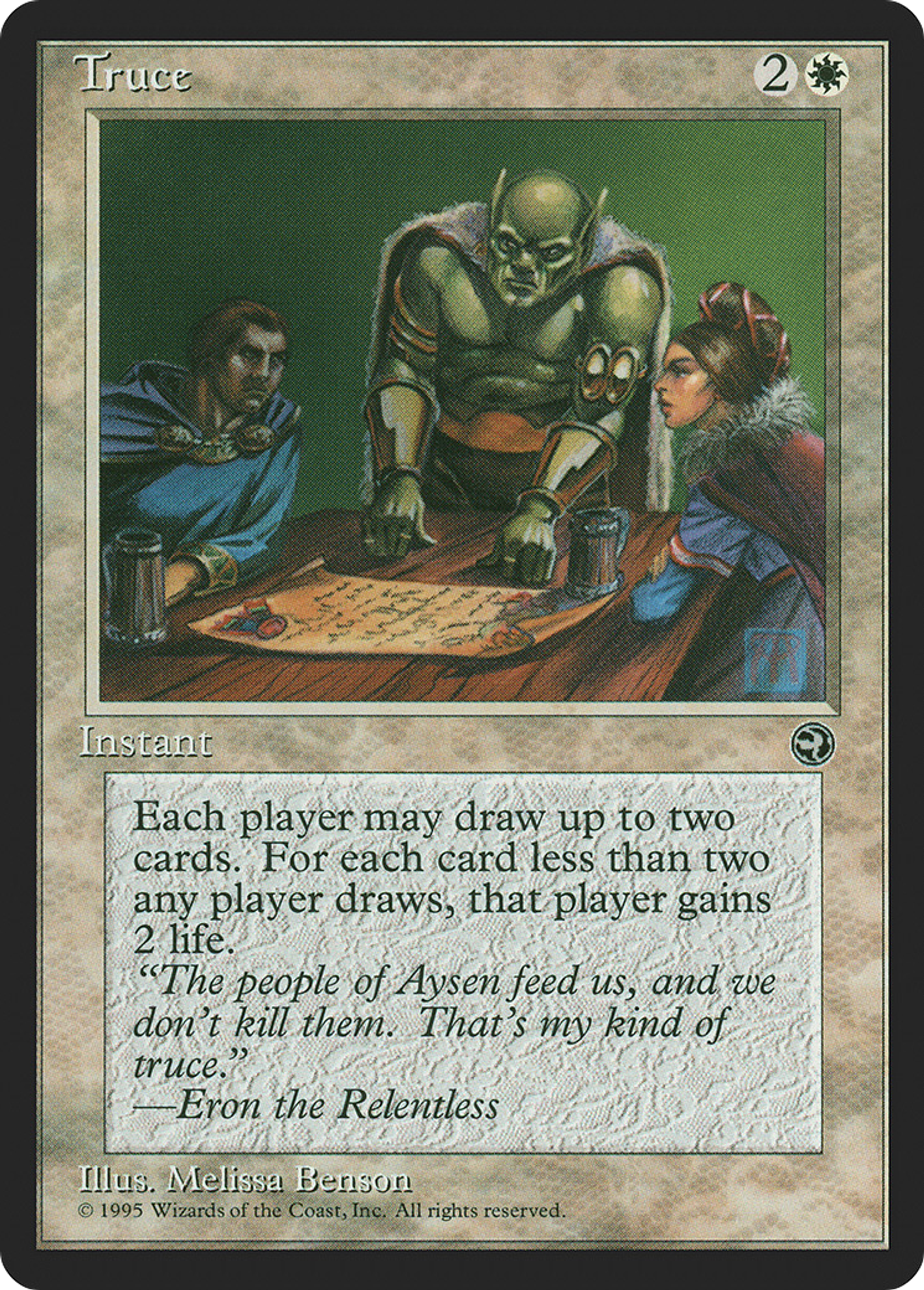 Trêve — Homelands — Magic: The Gathering