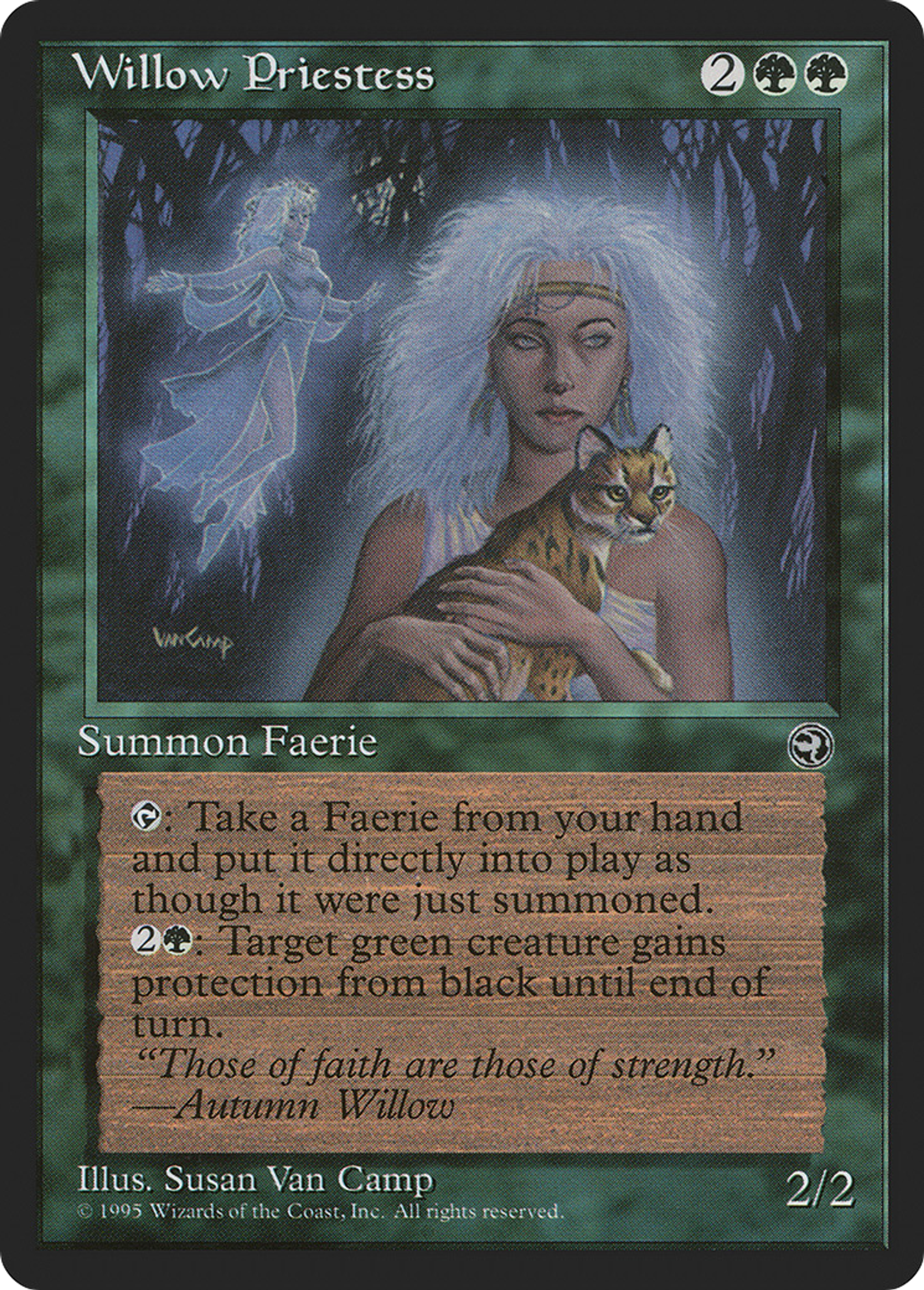 Prêtresse de Saule — Homelands — Magic: The Gathering