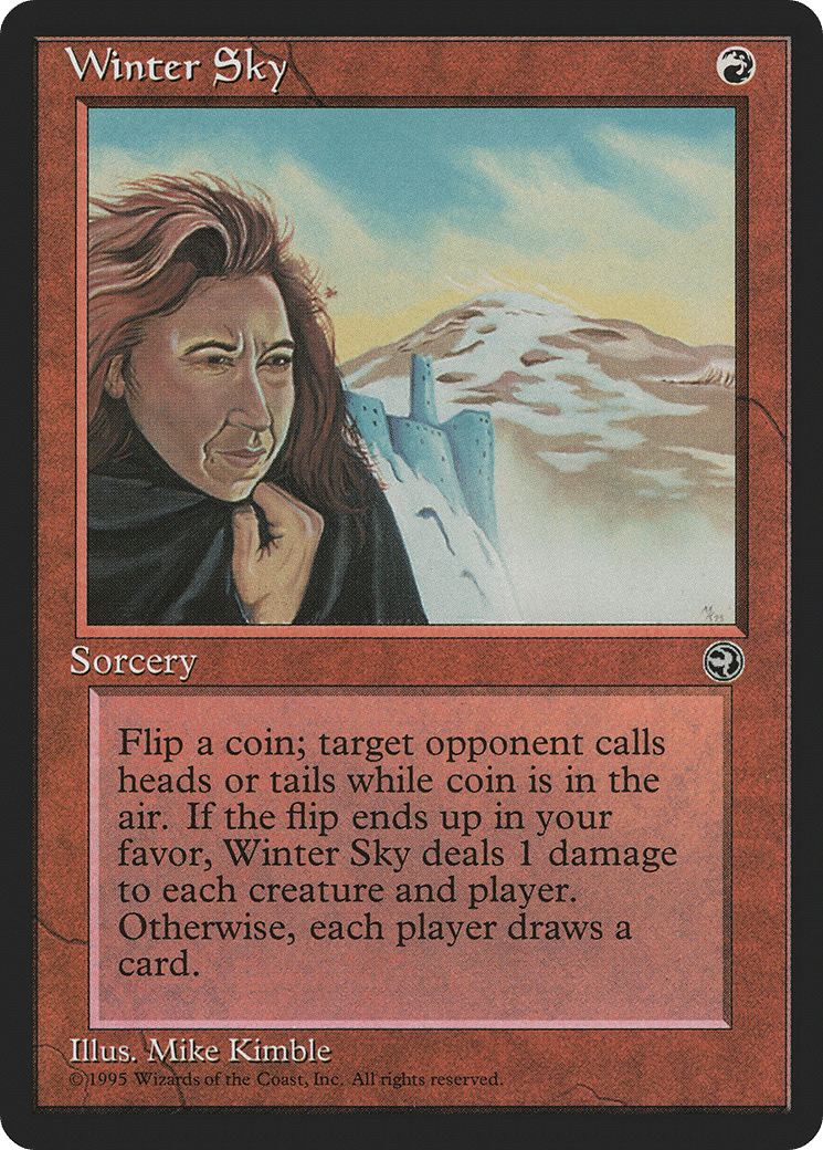 Winter Sky — Homelands — Magic: The Gathering