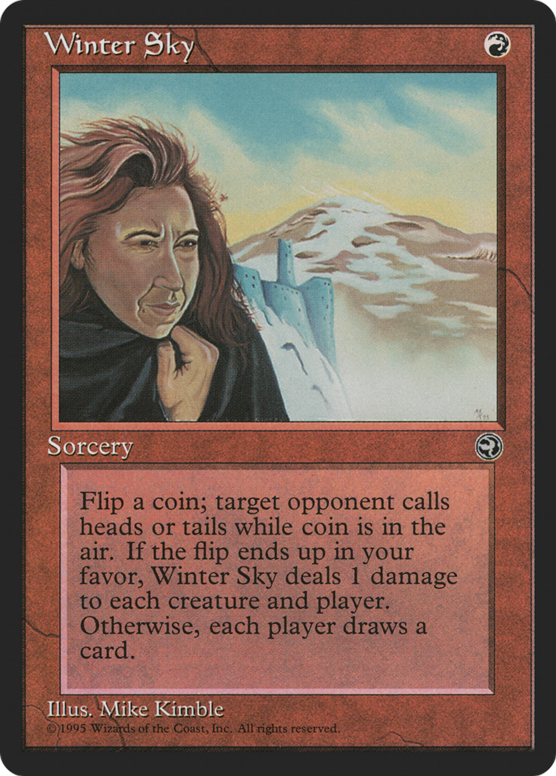 Ciel hivernal — Homelands — Magic: The Gathering