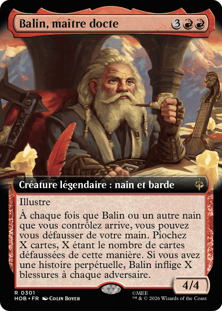 Balin, maître docte — The Hobbit — Magic: The Gathering
