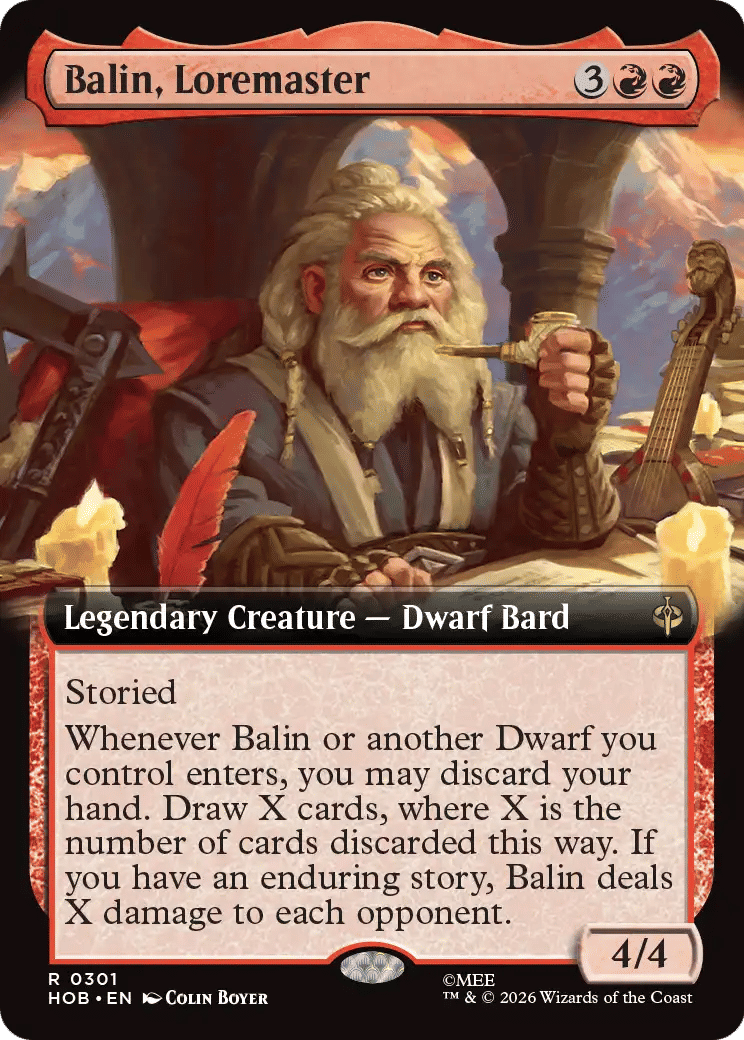 Balin, Loremaster — The Hobbit — Magic: The Gathering