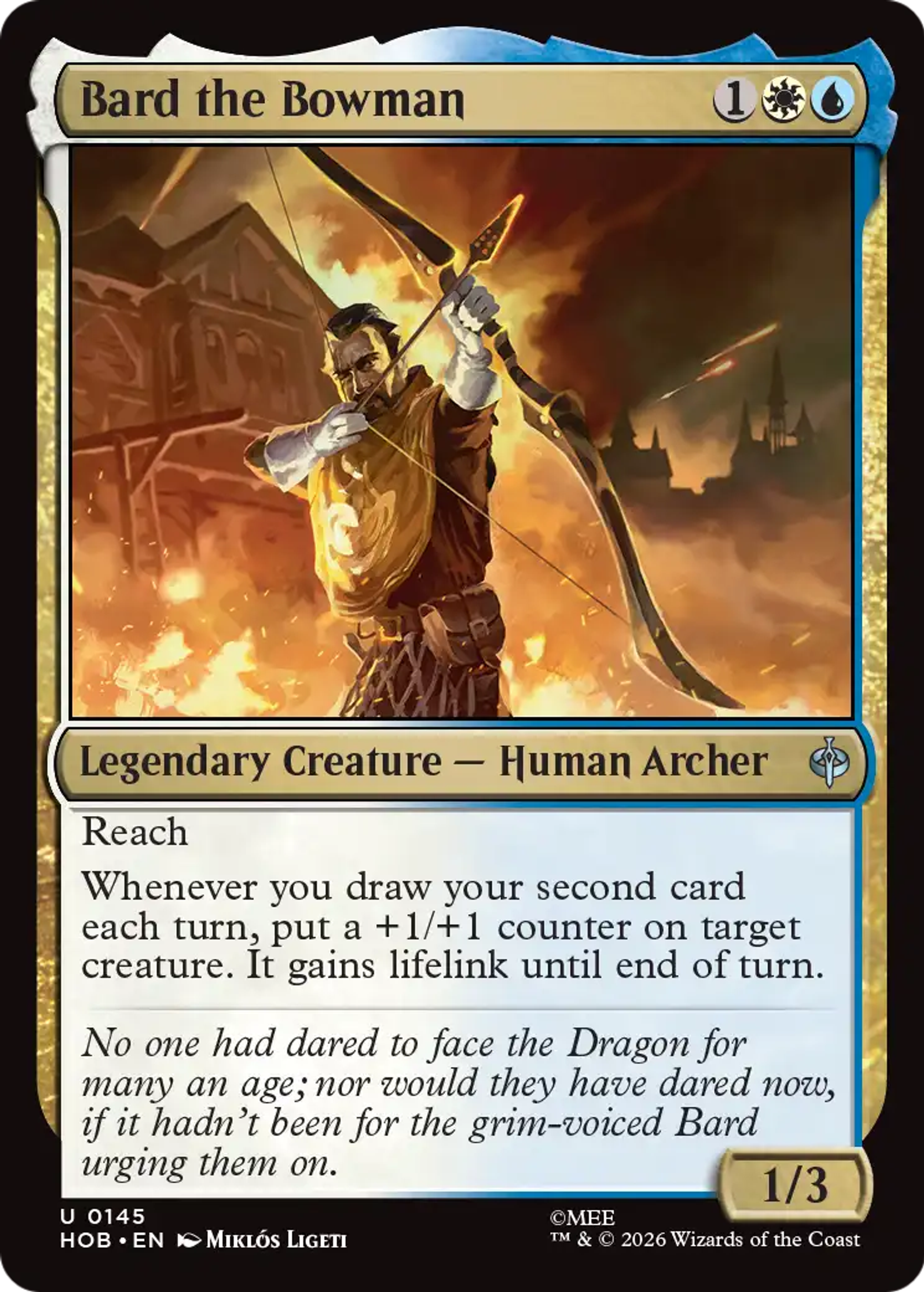 Bard the Bowman — The Hobbit — Magic: The Gathering