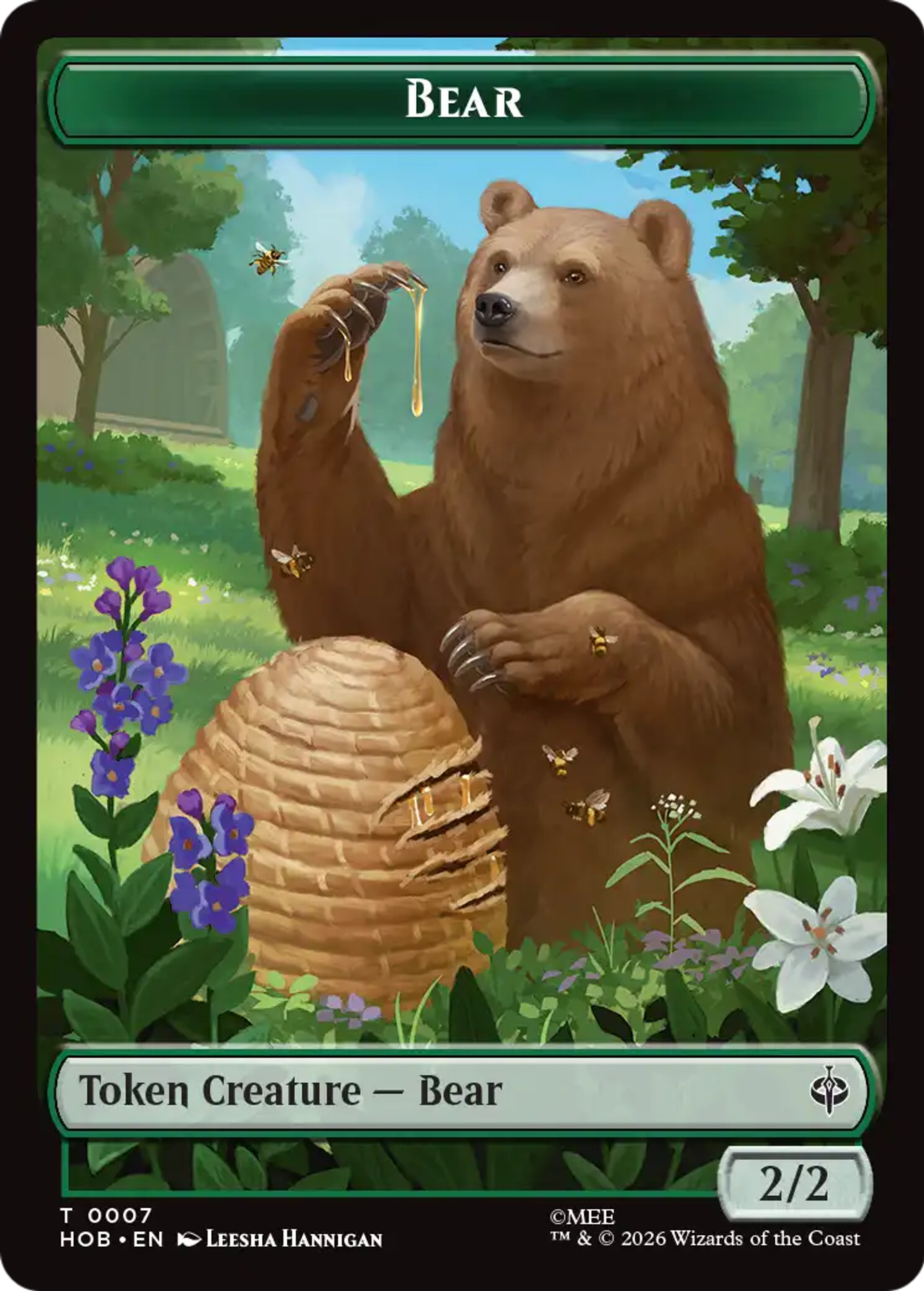 Bear — The Hobbit — Magic: The Gathering