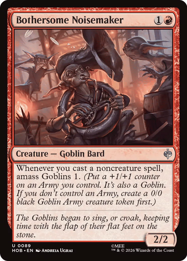 Bothersome Noisemaker — The Hobbit — Magic: The Gathering