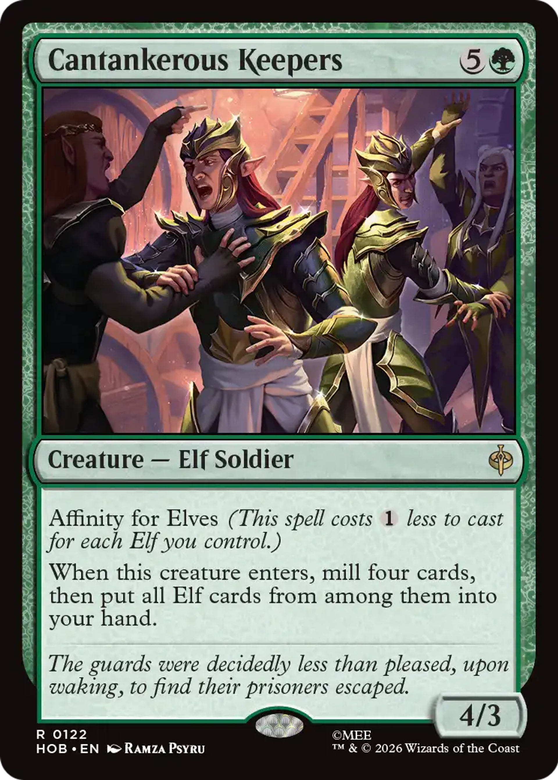 Cantankerous Keepers — The Hobbit — Magic: The Gathering