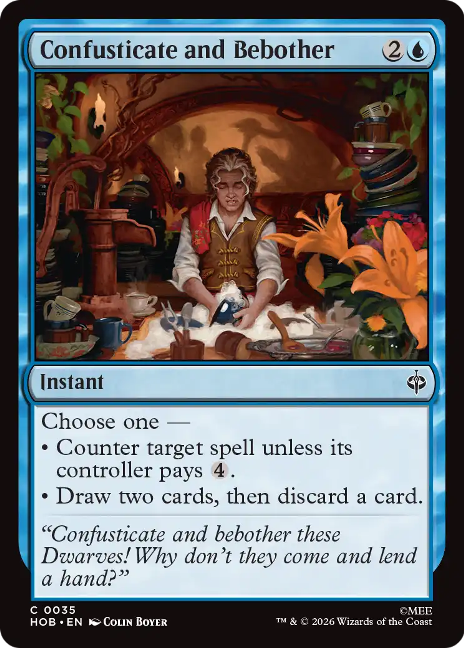 Confusticate and Bebother — The Hobbit — Magic: The Gathering