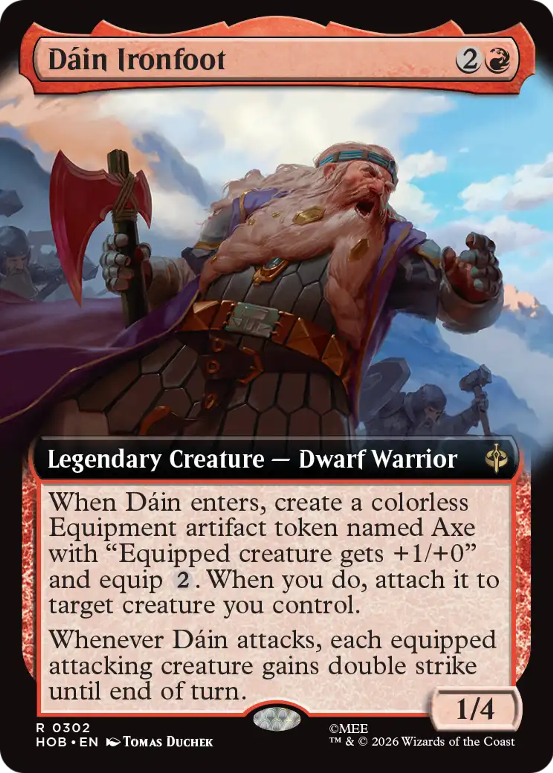 Dáin Ironfoot — The Hobbit — Magic: The Gathering